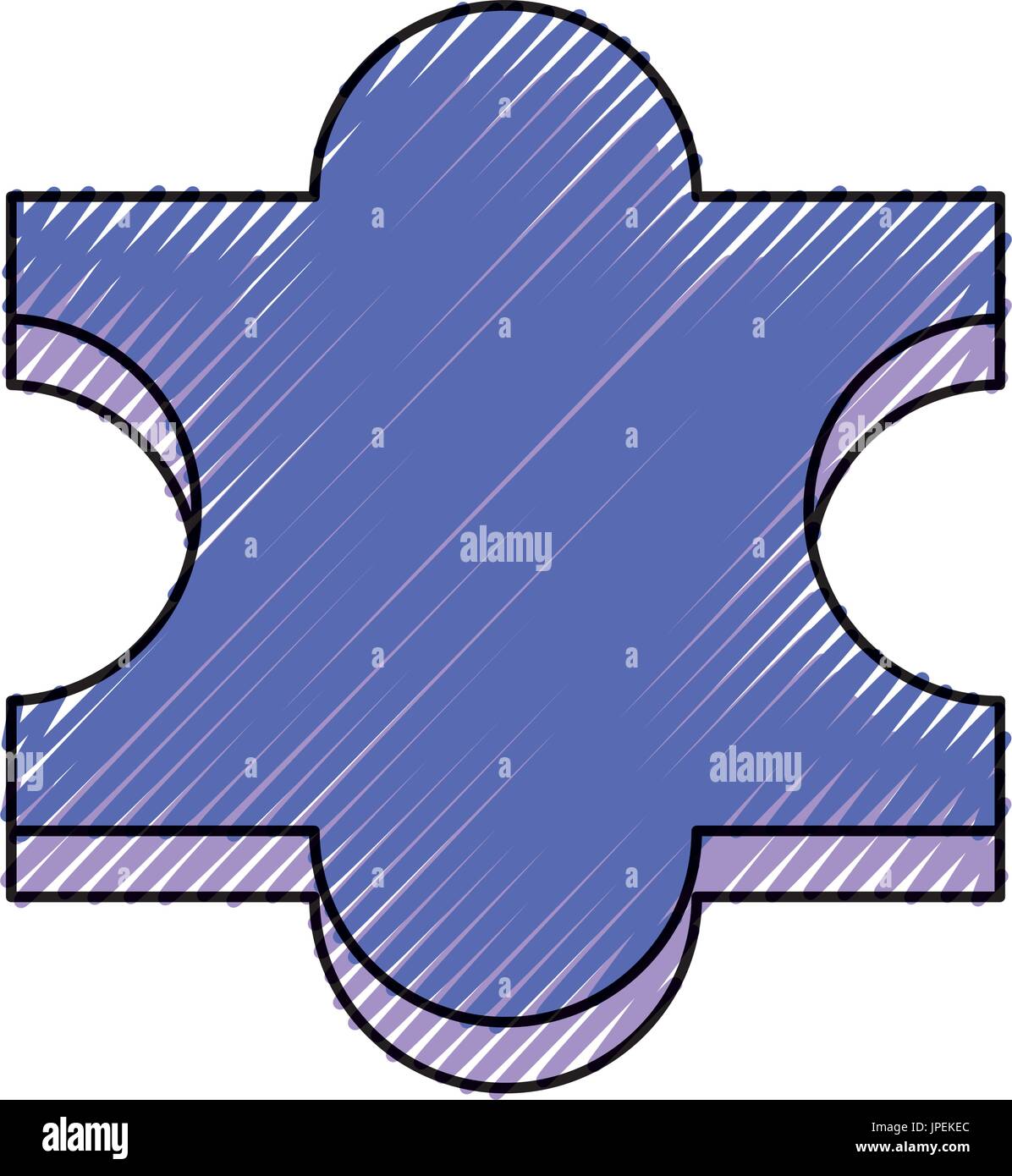 Puzzle piece symbol Stock Vector Image & Art Alamy