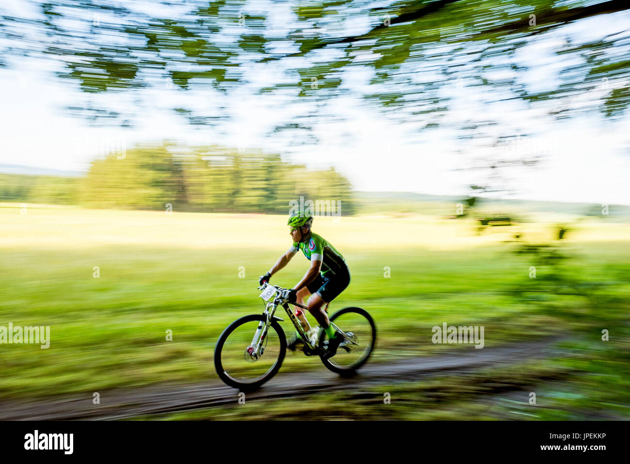 Cube Bike at MTB Race Schatzberg Rennen - Diessen am Ammersee, Bavaria,  Germany Stock Photo - Alamy