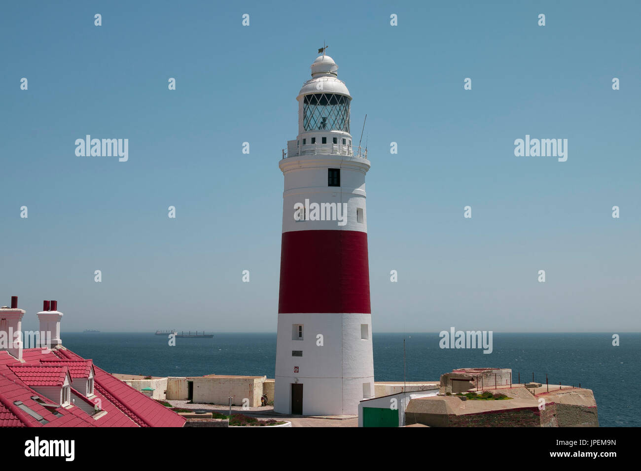 Europa Point Lighthouse, Europa Point, Gibraltar Stock Photo - Alamy