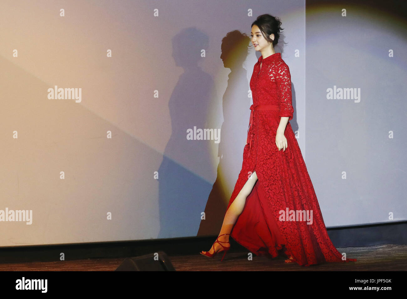 Japanese actress Nozomi Sasaki attends the opening ceremony of Japan
