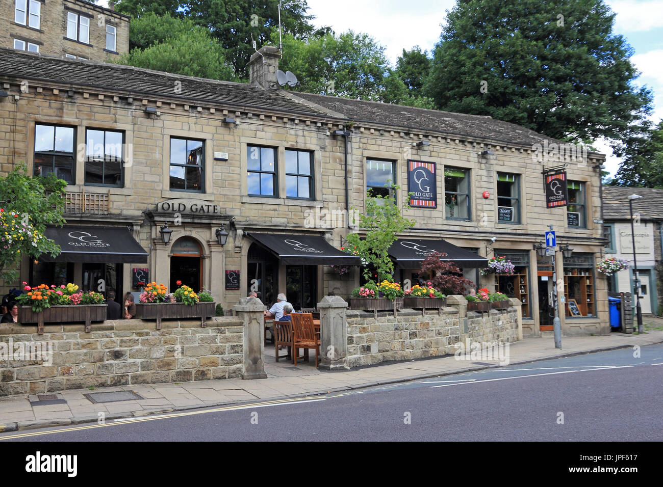 The Old Gate bar and restaurant, Hebden Bridge Stock Photo Alamy
