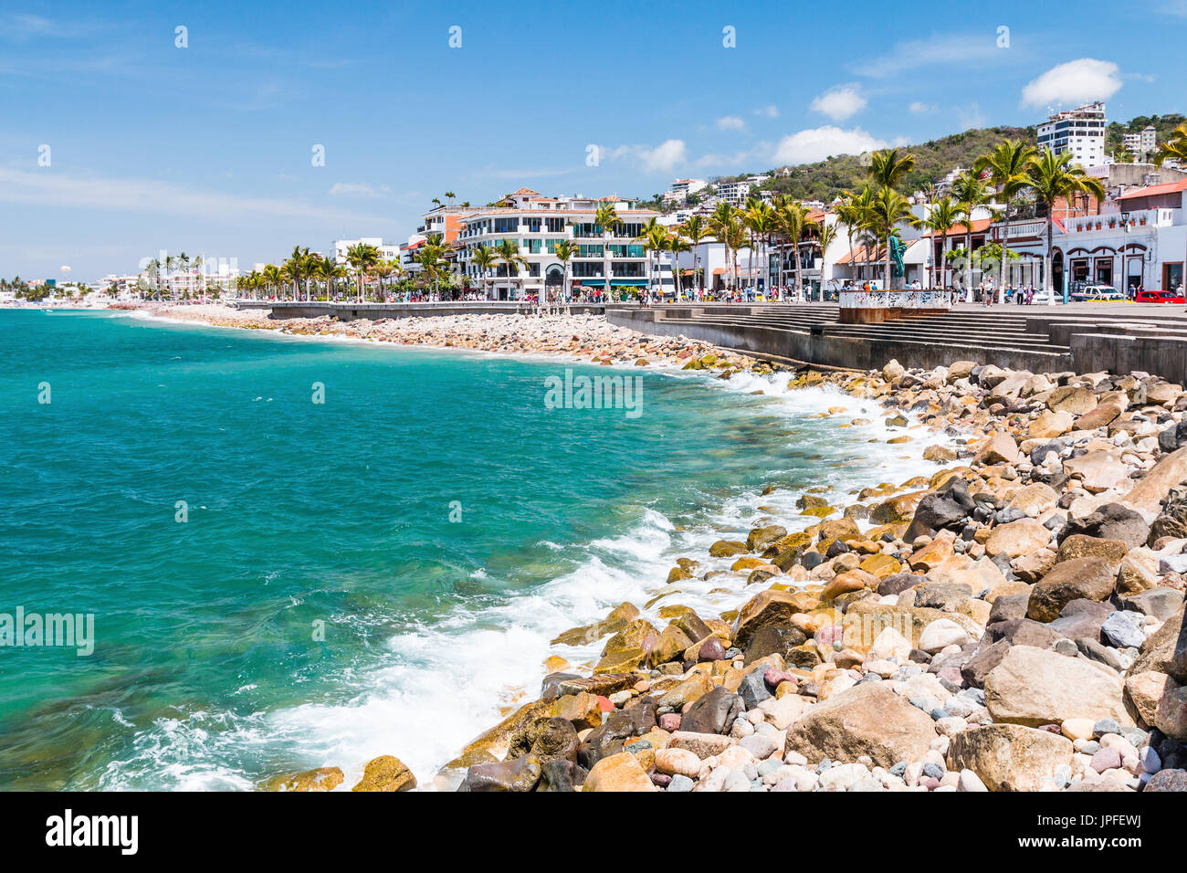 Puerto Vallarta Jalisco Mexico Promenade Of Puerto Vallarta Jalisco Mexico Stock Photo Alamy