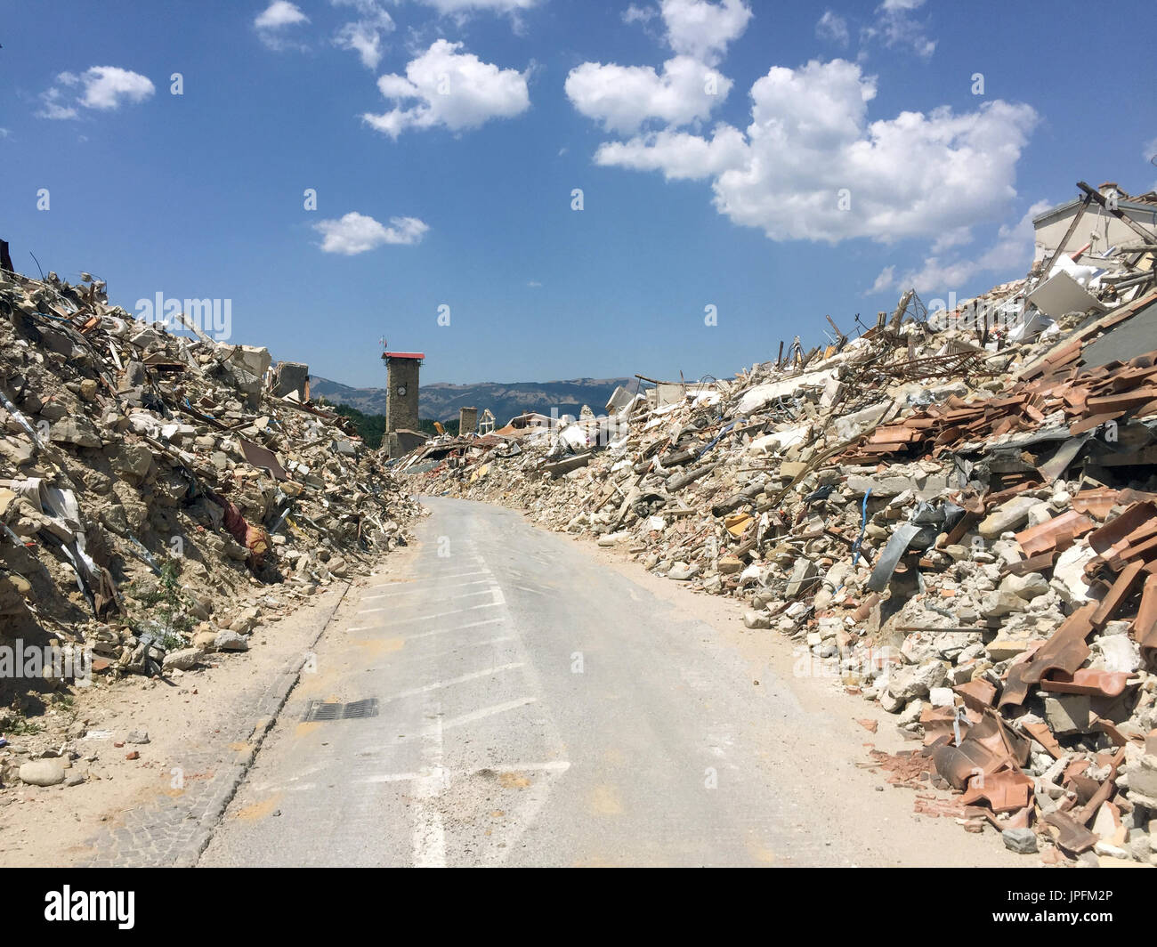 Amatrice earthquake view hi-res stock photography and images - Alamy