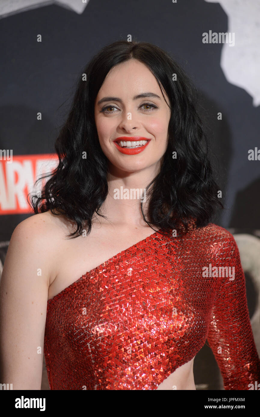 New York, USA. 31st Jul, 2017. Krysten Ritter attends the 'Marvel's The Defenders' New York premiere at Tribeca Performing Arts Center on July 31, 2017 in New York City. Credit: Erik Pendzich/Alamy Live News Stock Photo