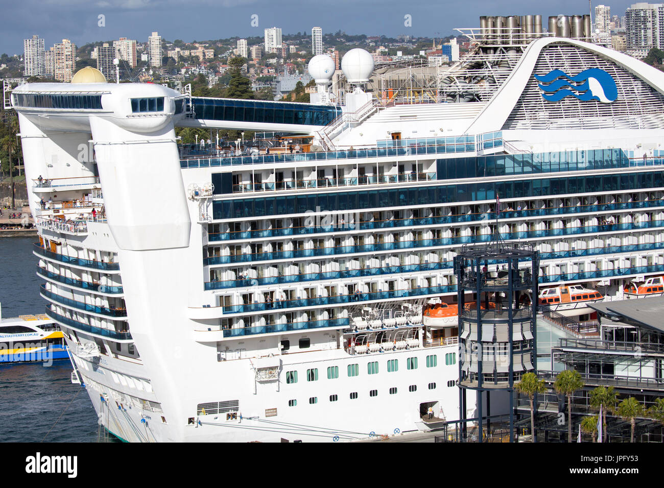 Sydney, Australia, Wednesday 2nd August 2017. Cruise ship the Golden Princess arrives in Sydney Sydney, Australia, Wednesday 2nd August 2017. Cruise ship the Golden Princess arrives in Sydney