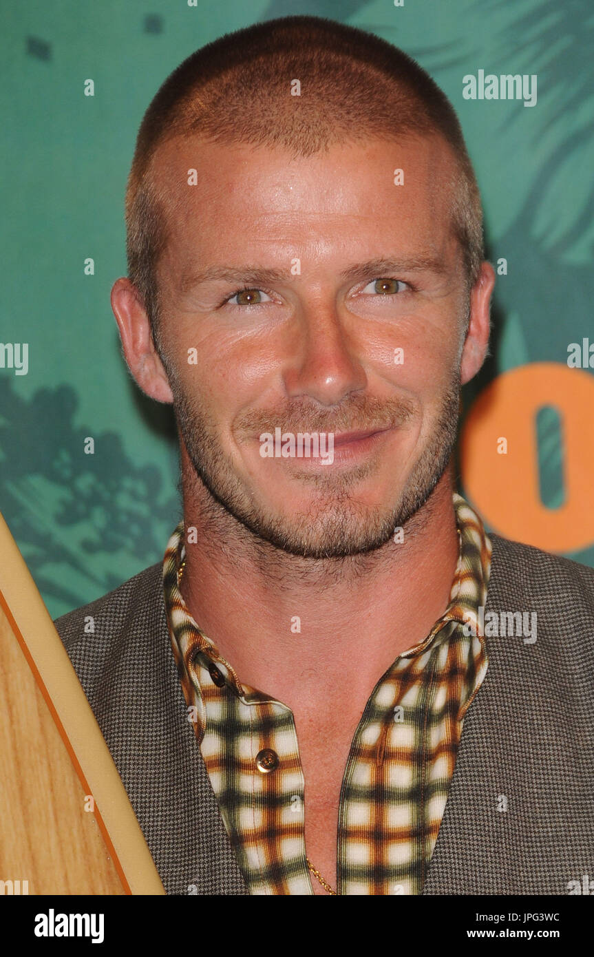 David Beckham at the 2008 Teen Choice Awards held at the Gibson