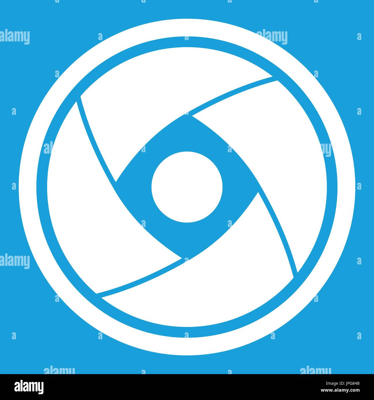 Camera lens icon white Stock Vector Image & Art - Alamy