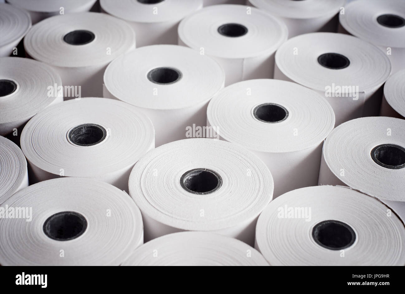 Background from paper rolls Stock Photo Alamy