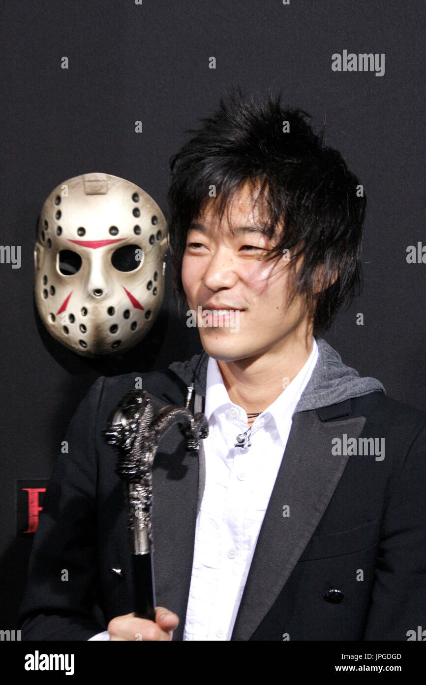 Aaron Yoo at the Los Angeles Premiere of FRIDAY THE 13TH held at the
