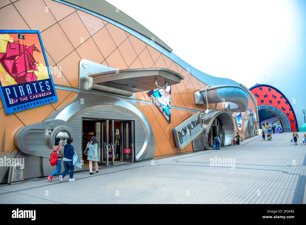Bon Voyage, a Tokyo Disney Resort shop and store in front of Tokyo  Disneyland Stock Photo - Alamy