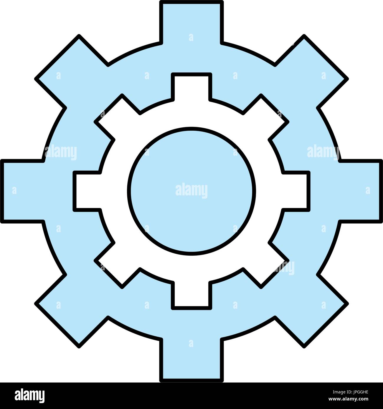 Gear machinery piece Stock Vector Image & Art - Alamy