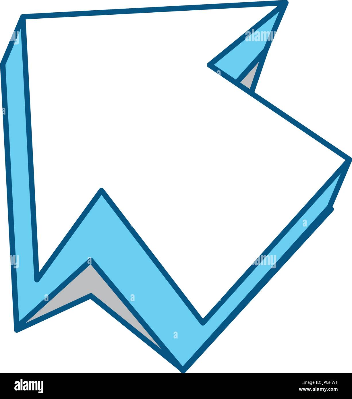 Arrow pointing symbol Stock Vector Image & Art - Alamy