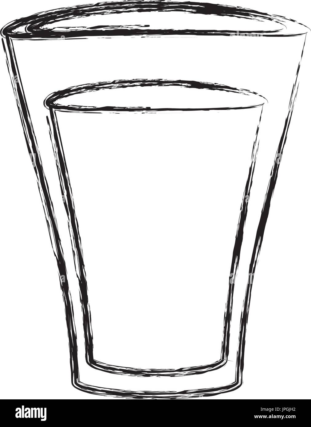 cracked glass of water - Clip Art Library