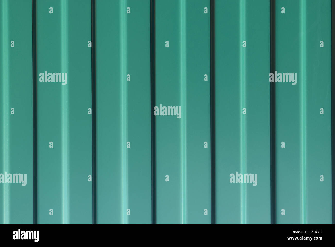 Diagonal pattern of metal profile. Fences from the galvanized iron ...