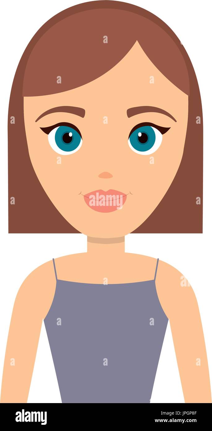 cartoon woman icon Stock Vector Image & Art - Alamy