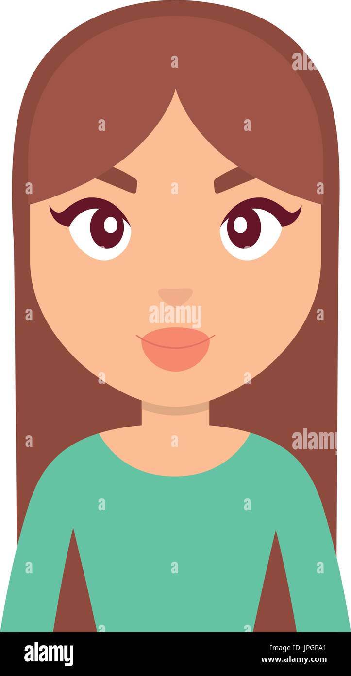 cartoon woman icon Stock Vector Image & Art - Alamy