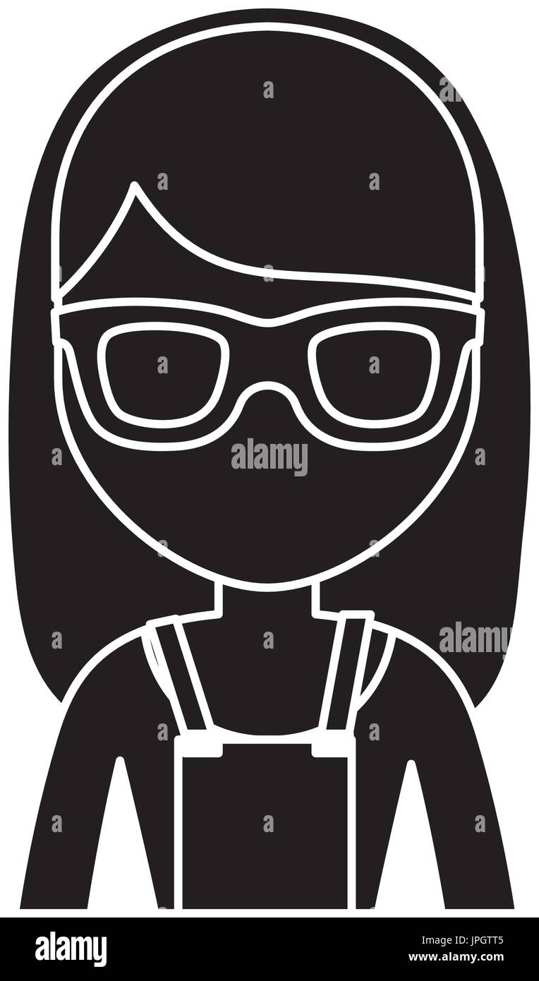 woman with glasses icon Stock Vector Image & Art - Alamy