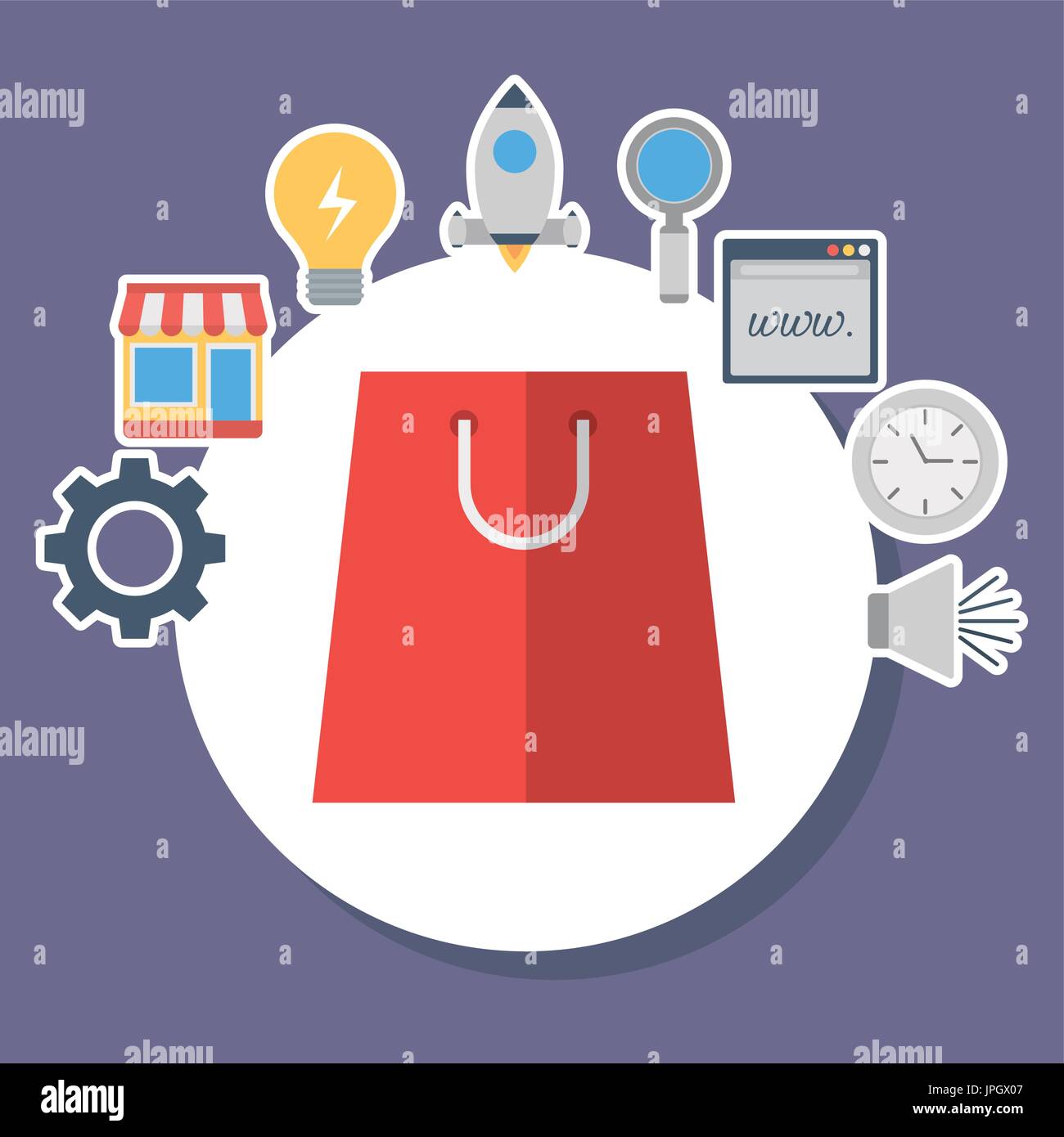 digital-marketing-design-stock-vector-image-art-alamy