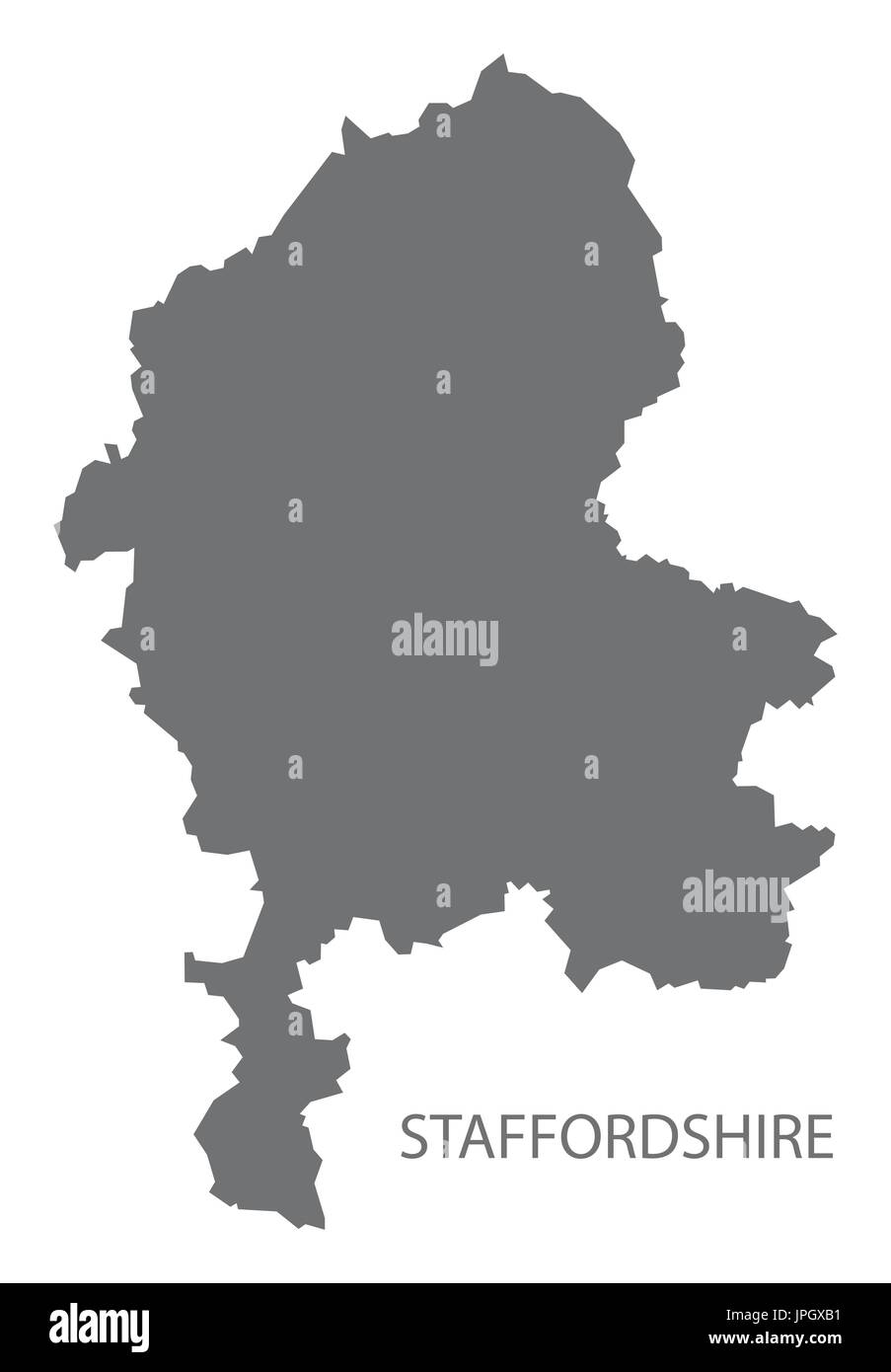 Staffordshire map Stock Vector Images Alamy