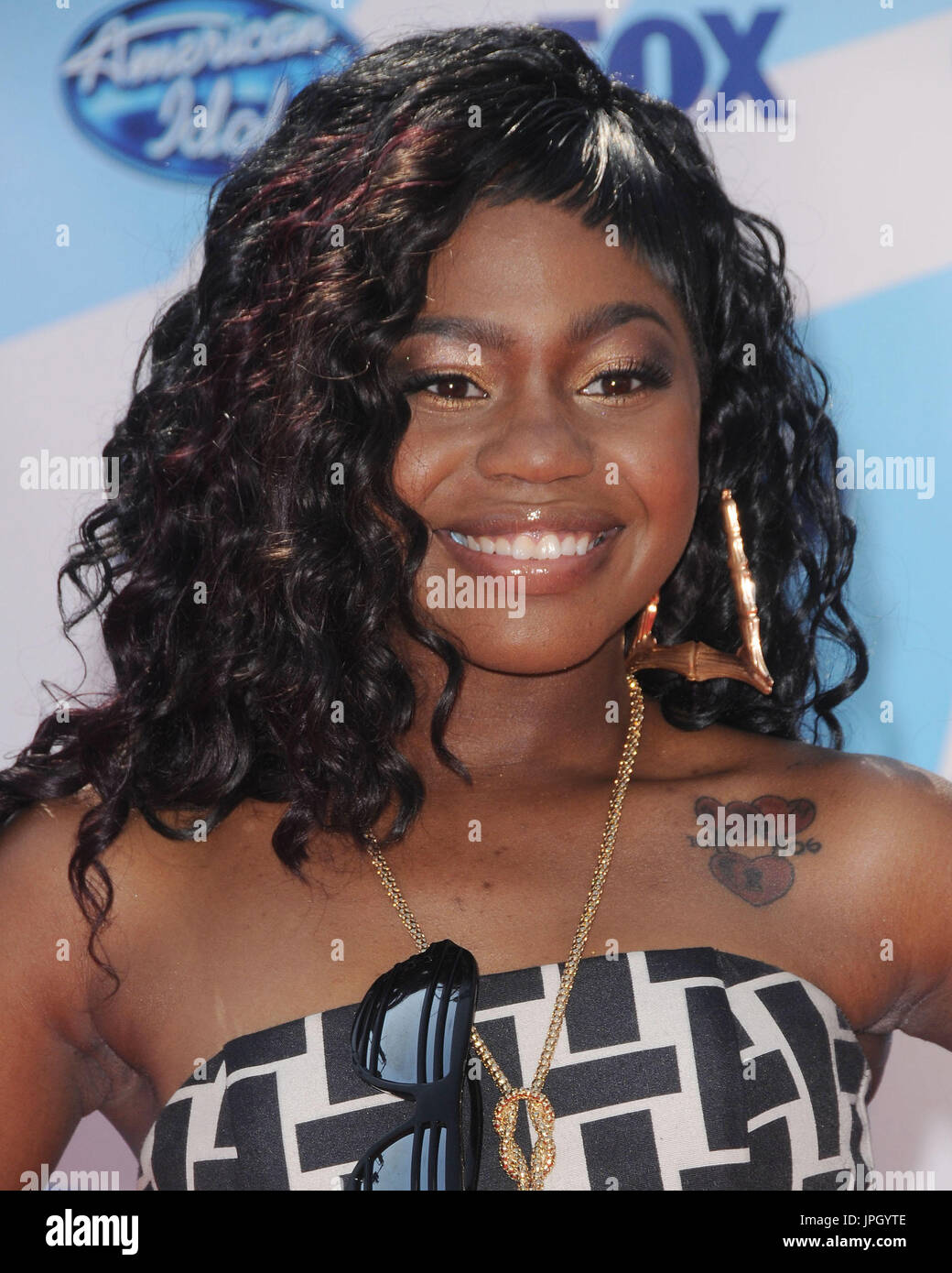 Paris at the American Idol Season 8 Finale held at the Nokia