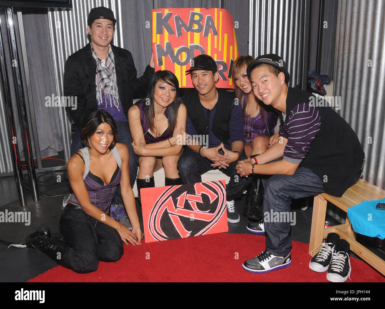 Kaba Modern at the Live Taping of 'America's Best Dance Crew: Battle for the VMAs' - Backstage of Stage 23 at the Warner Bros. Studio in Burbank, CA. The event took place on Thursday, August 28, 2008. Photo by: Sthanlee B. Mirador Pacific Rim Photo Press. Stock Photo