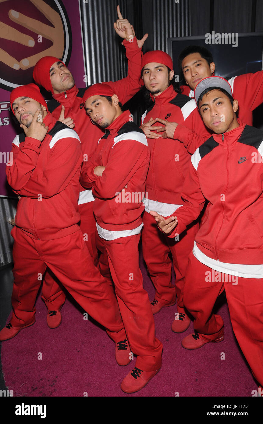 Super Cr3w  at the Live Taping of 'America's Best Dance Crew: Battle for the VMAs' - Backstage of Stage 23 at the Warner Bros. Studio in Burbank, CA. The event took place on Thursday, August 28, 2008. Photo by: Sthanlee B. Mirador Pacific Rim Photo Press. Stock Photo