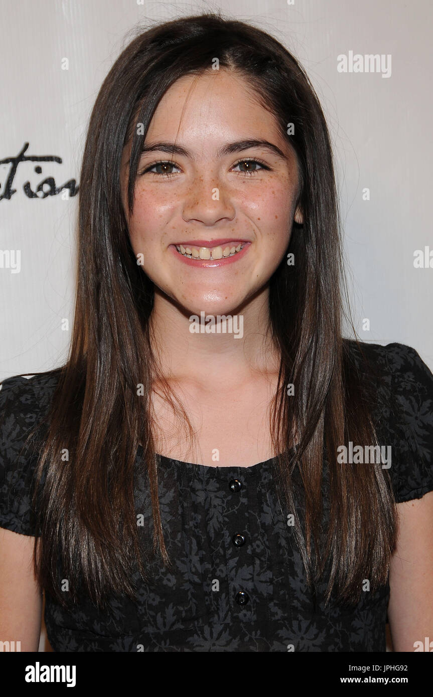 Isabelle Fuhrman at the 2009 Teen Choice Awards Pre-Party held at Level 3 at Hollywood & Highland in Hollywood, CA. The event took place on Wednesday, August 5, 2009. Photo by: PRPP_Pacific Rim Photo Press. Stock Photo