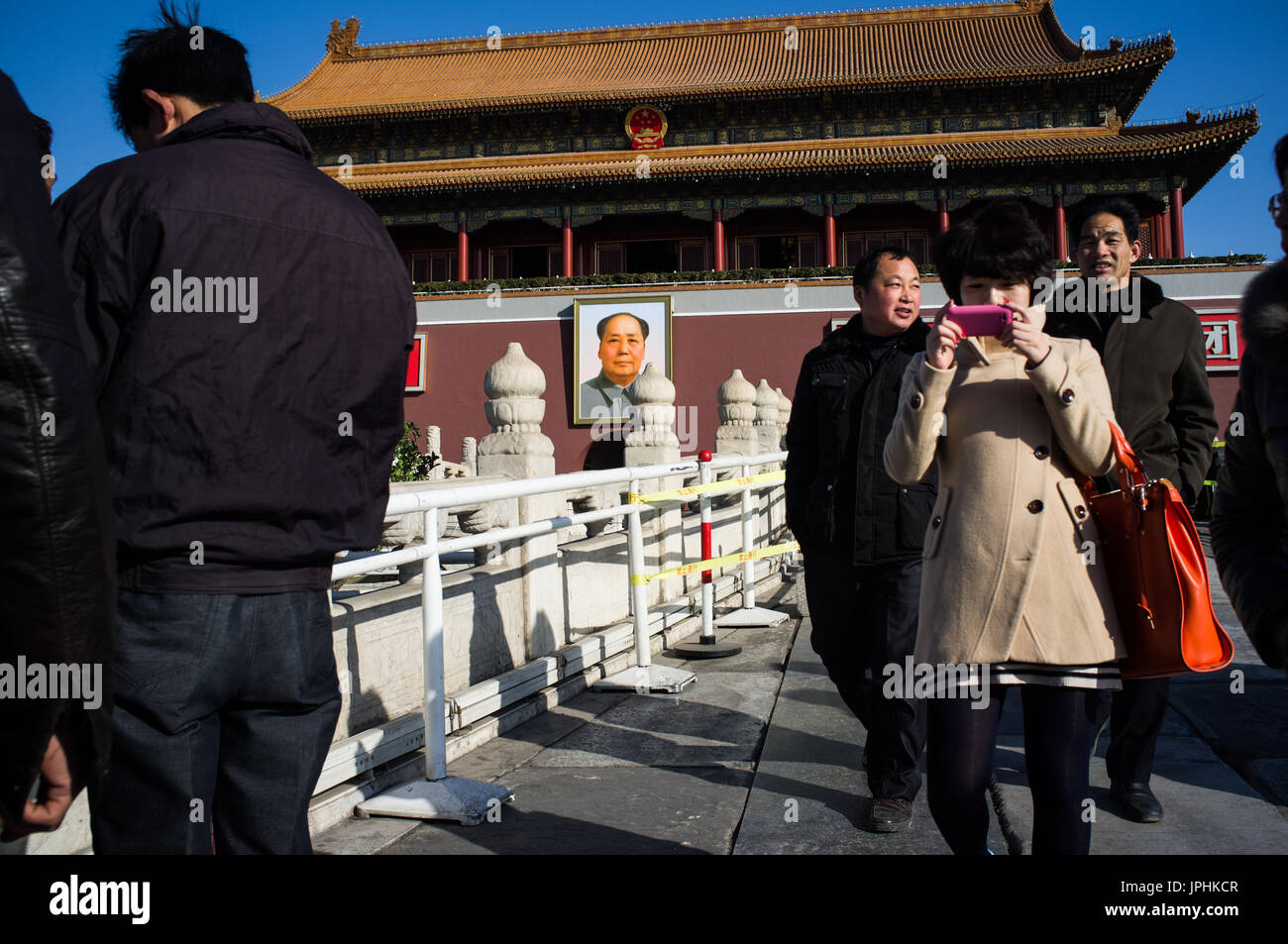 Mao Tse Tung portrait Stock Photo