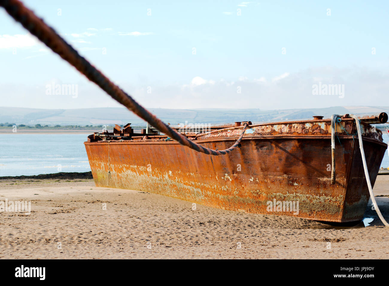 On the ship wreck of the river taw hires stock photography and images