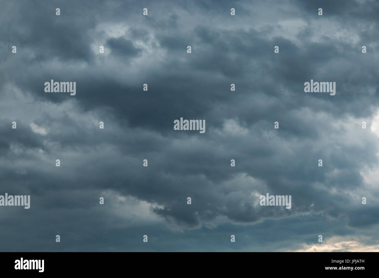 Dark sky with storm clouds Stock Photo - Alamy