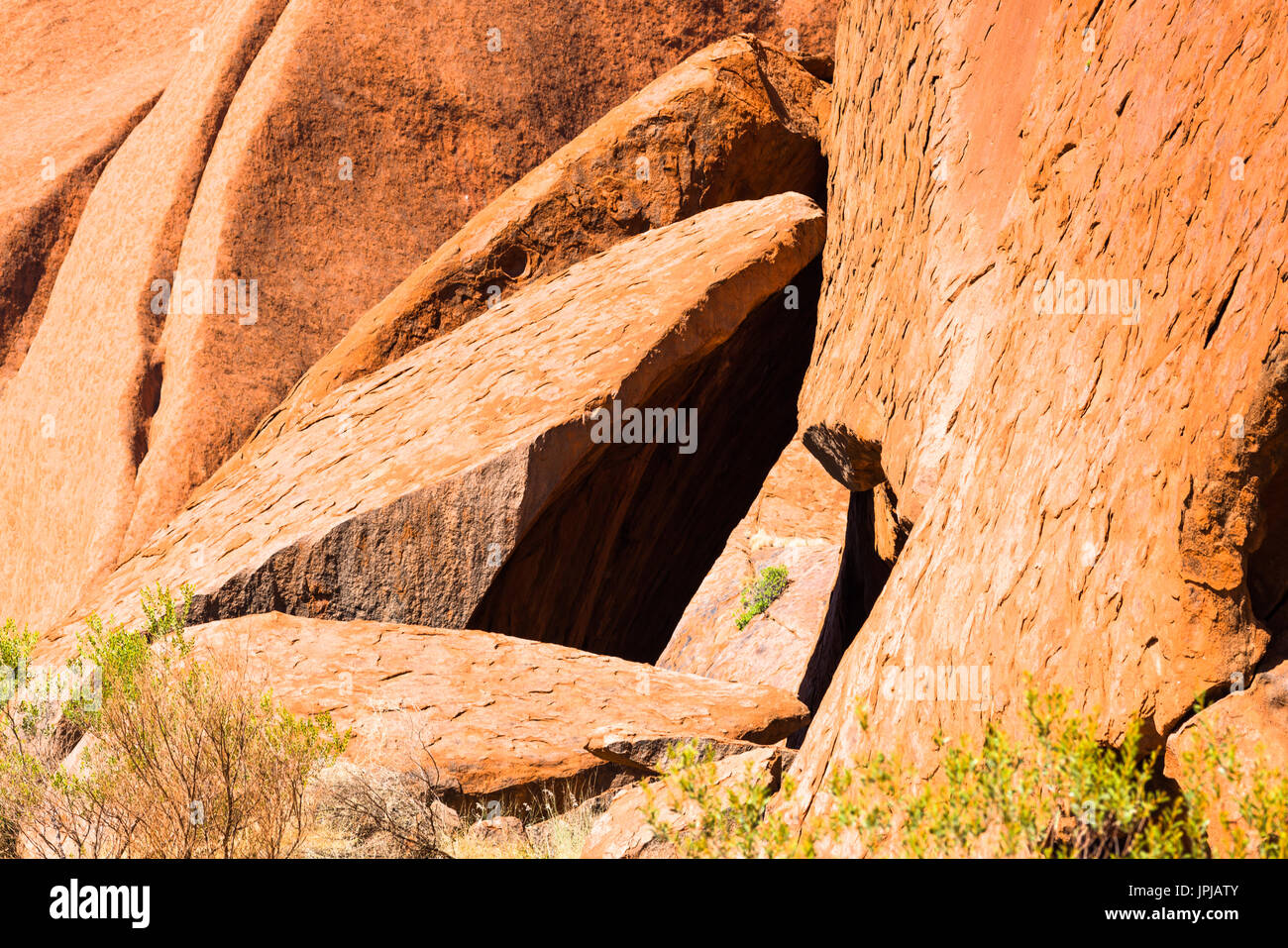 Uluru aka Ayers rock, red centre, Northern territory, Australia. Stock Photo