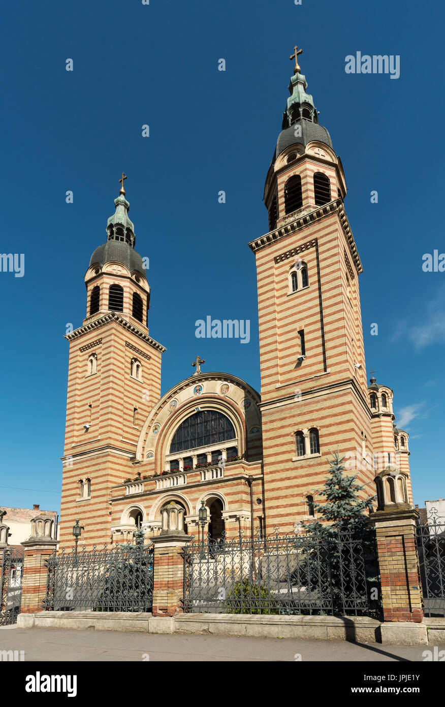 Sibiu Orthodox Cathedral, Romania Stock Photo