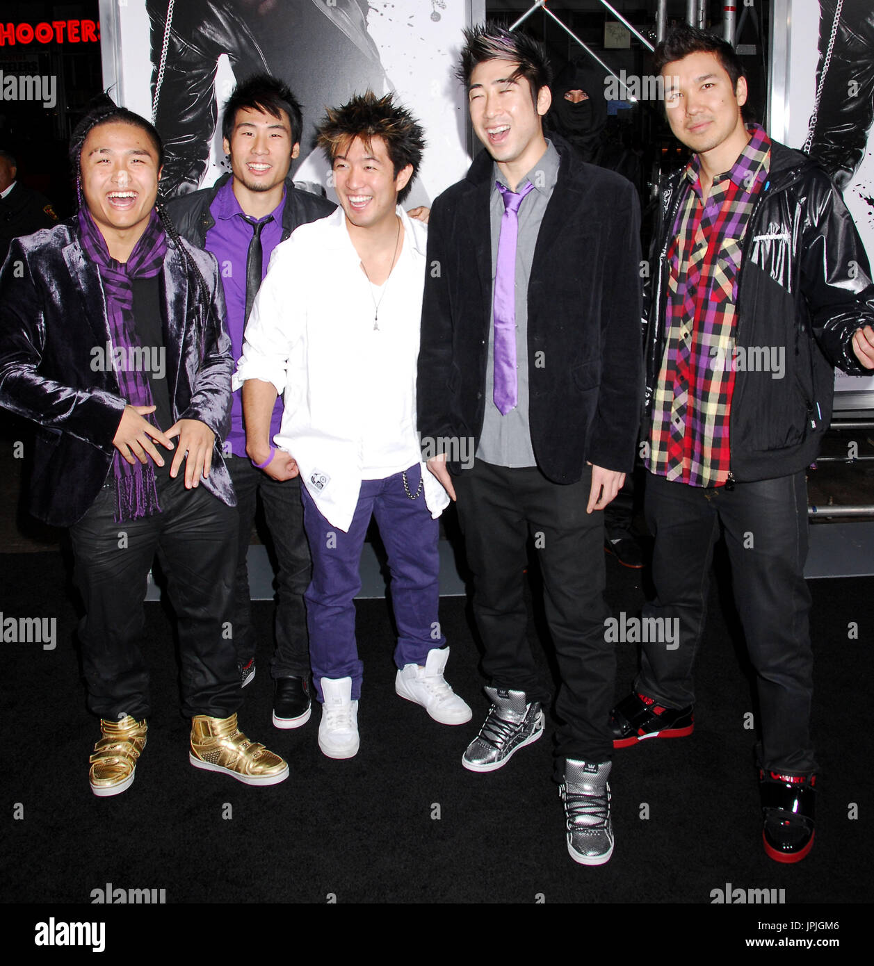 Quest Crew Hok Konishi Victor Kim Steve Terada Ryan Feng Brian Hirano At The Los Angeles Premiere Of Ninja Assassin Held At The Grauman S Chinese Theater In Hollywood Ca The