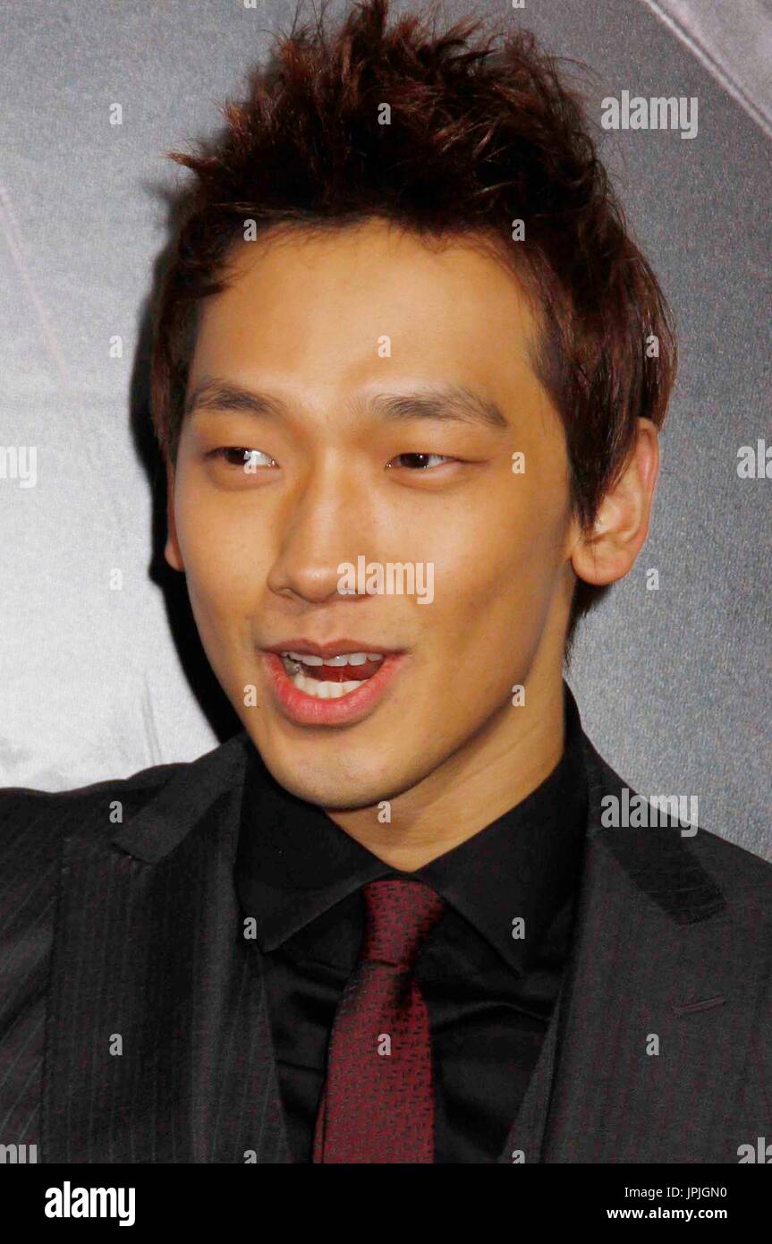 Rain at the Los Angeles Premiere of NINJA ASSASSIN held at the Grauman ...