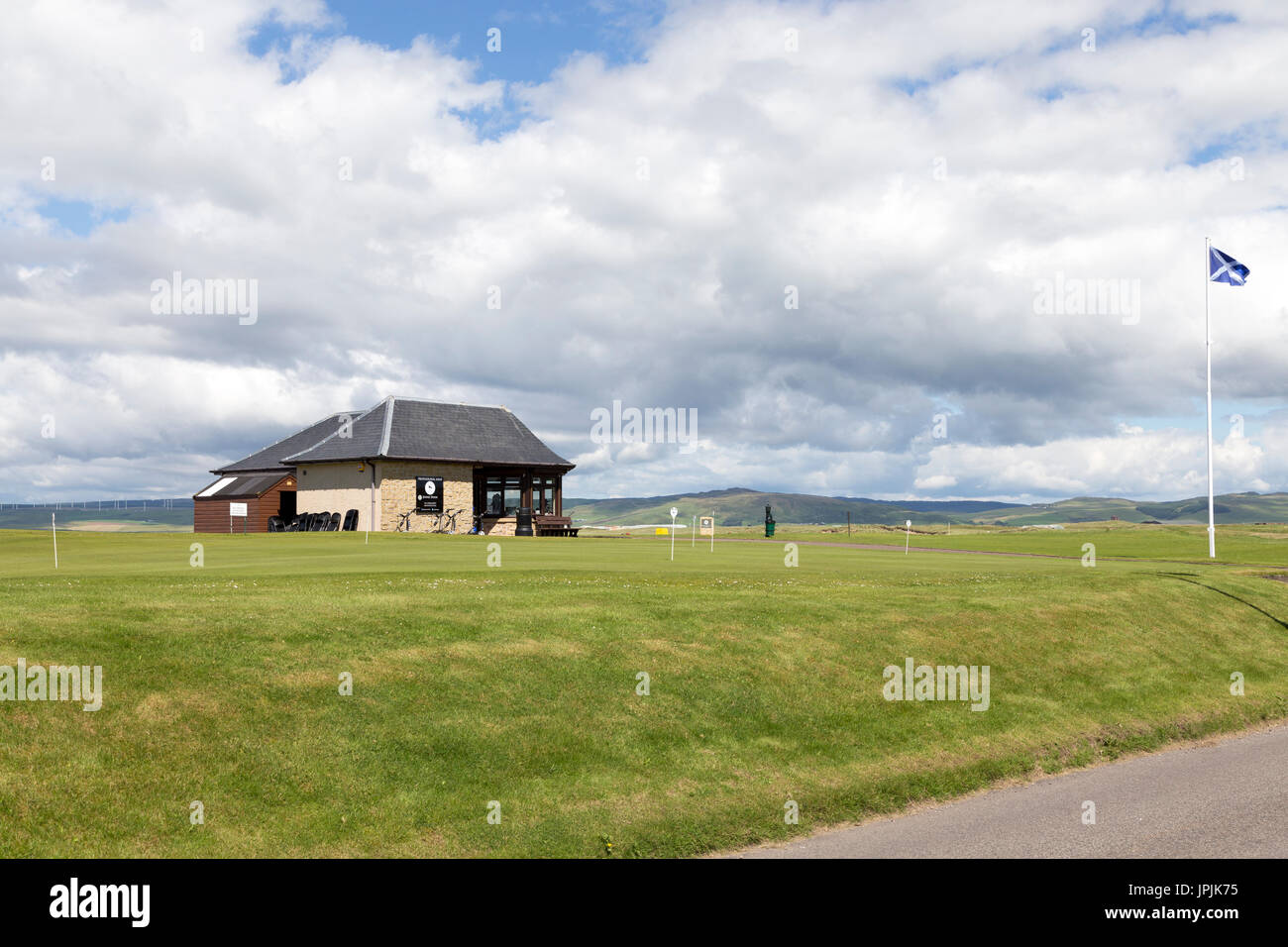 The Machrihanish Golf Course, Kintyre Peninsula, West Coast of Scotland, United Kingdom Stock Photo