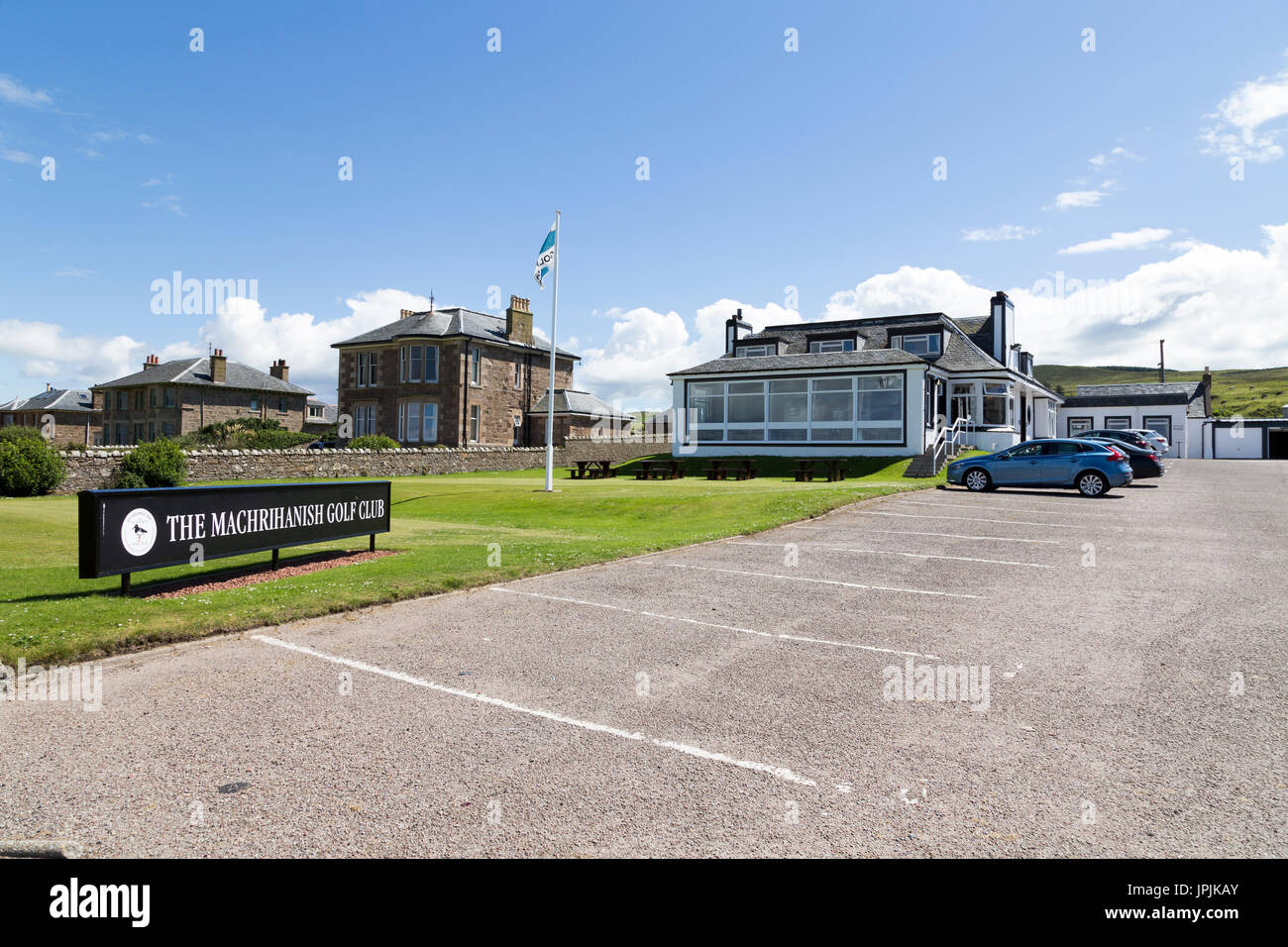 The Machrihanish Golf Club, Kintyre Peninsula, West Coast of Scotland, United Kingdom Stock Photo