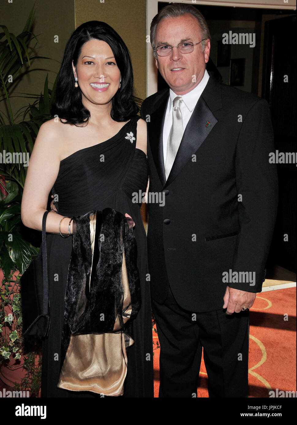 Wenda Fong & Husband at the East West Players 44th Anniversary Visionary Awards held at the