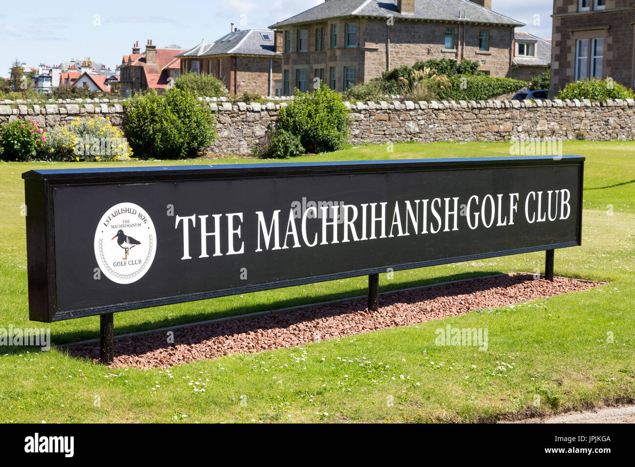 The Machrihanish Golf Club Kintyre Peninsula, West Coast of Scotland, United Kingdom Stock Photo