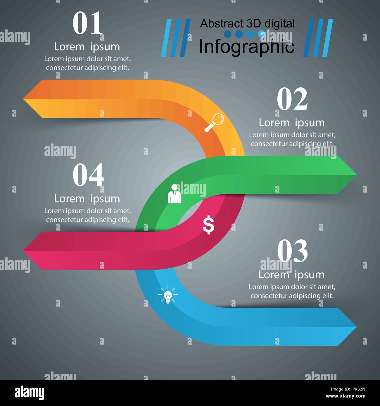 Origami Inforgraphics Business Infographics origami style Vector illustration Stock Vector ...