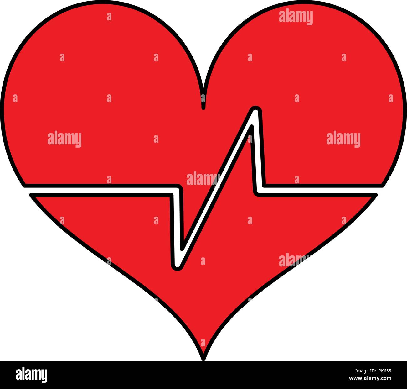 heart cardiogram icon image Stock Vector Image & Art - Alamy