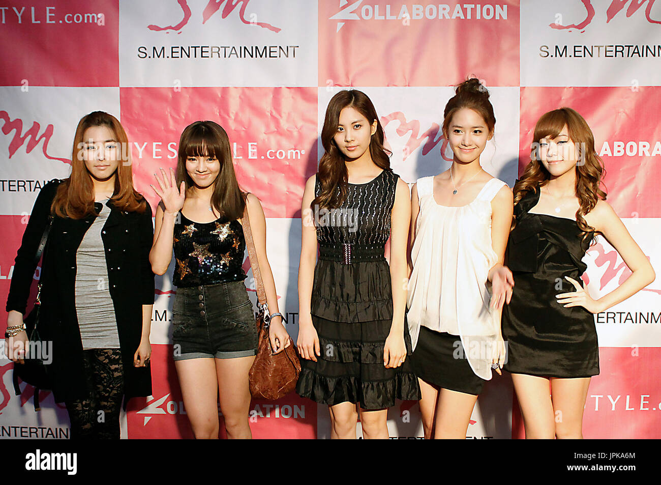 Girls Generation at the SMTOWN LIVE ‘10 WORLD TOUR Official After Party