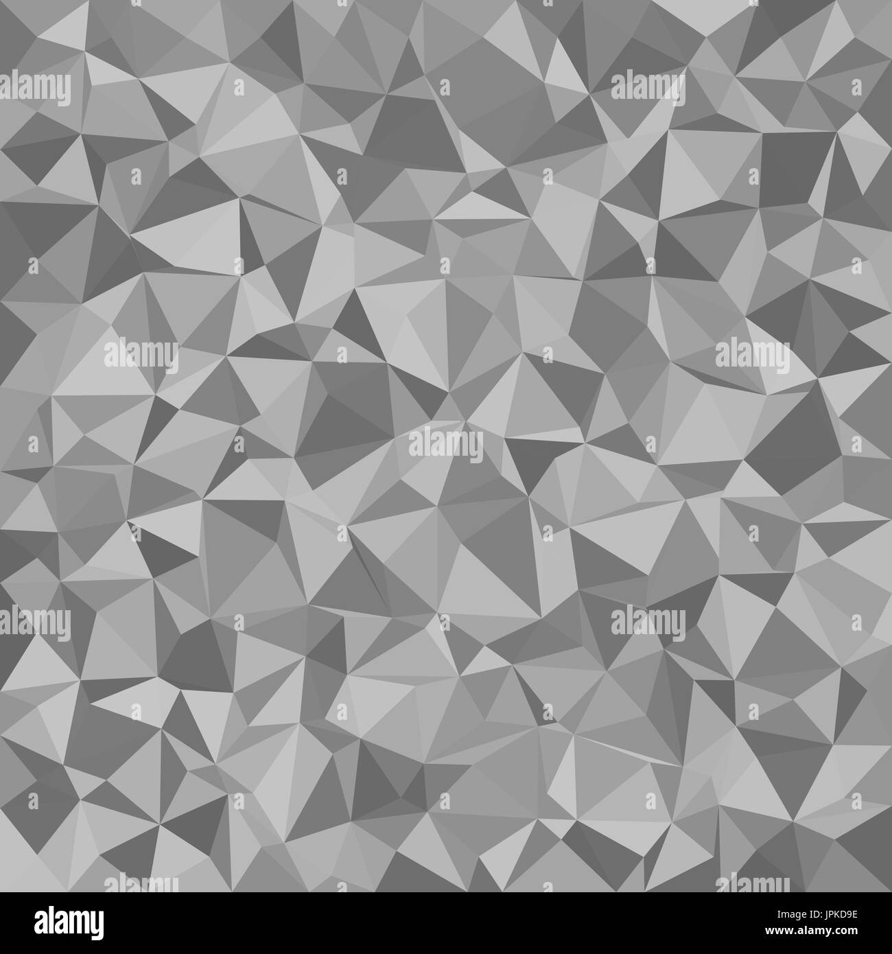Abstract triangle tiled mosaic background - polygon vector illustration from irregular triangles in grey tones Stock Vector
