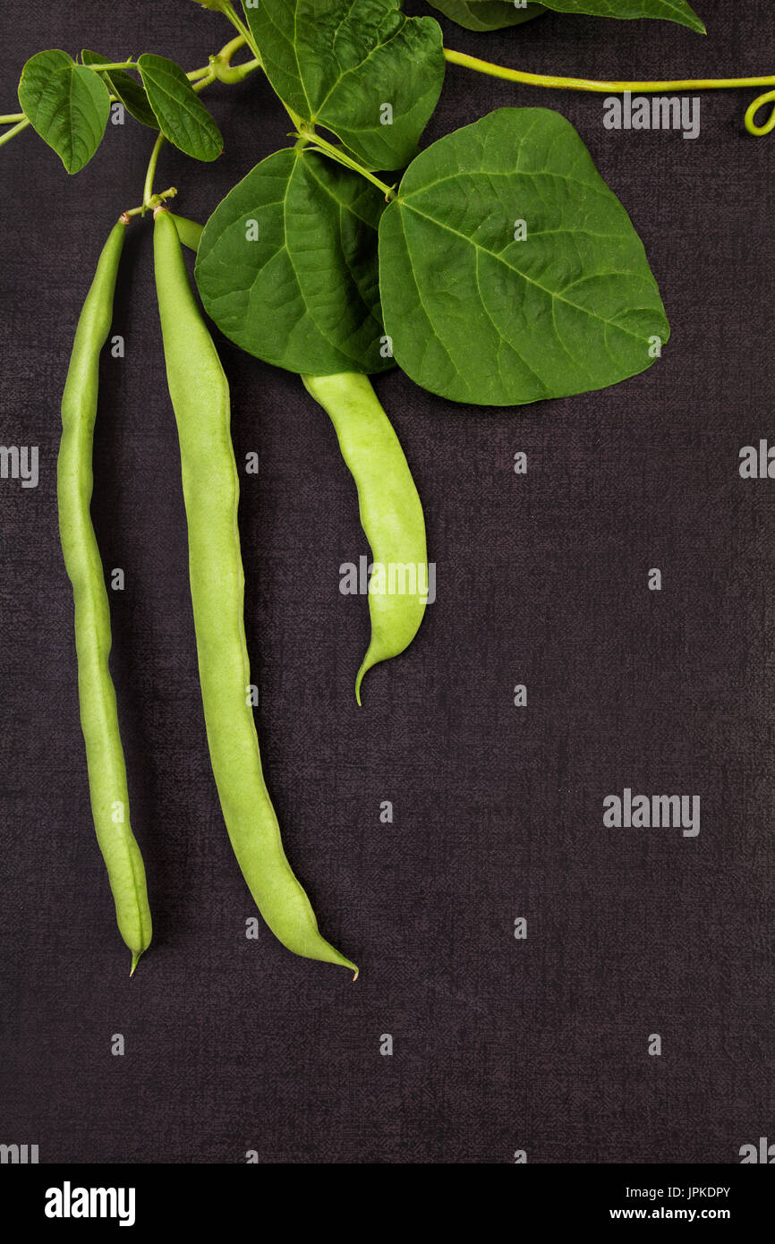 Green beans from above hi-res stock photography and images - Alamy