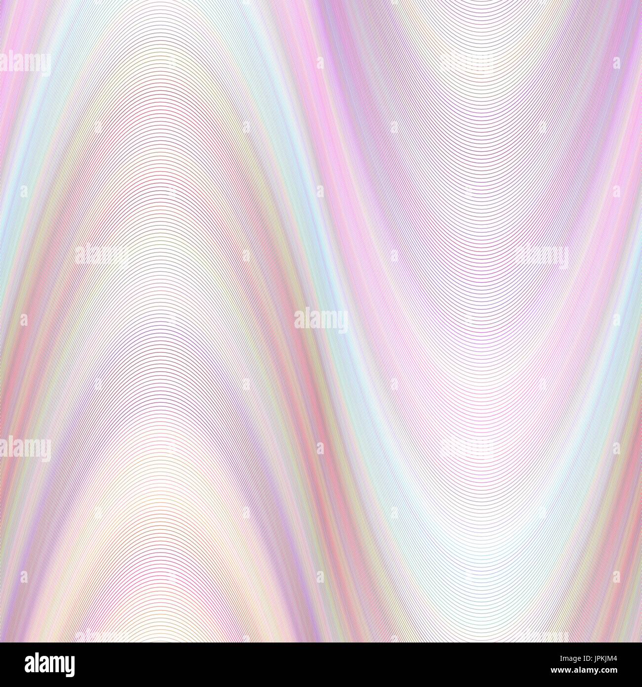 Wave background from thin colorful wavy lines - vector graphic Stock Vector