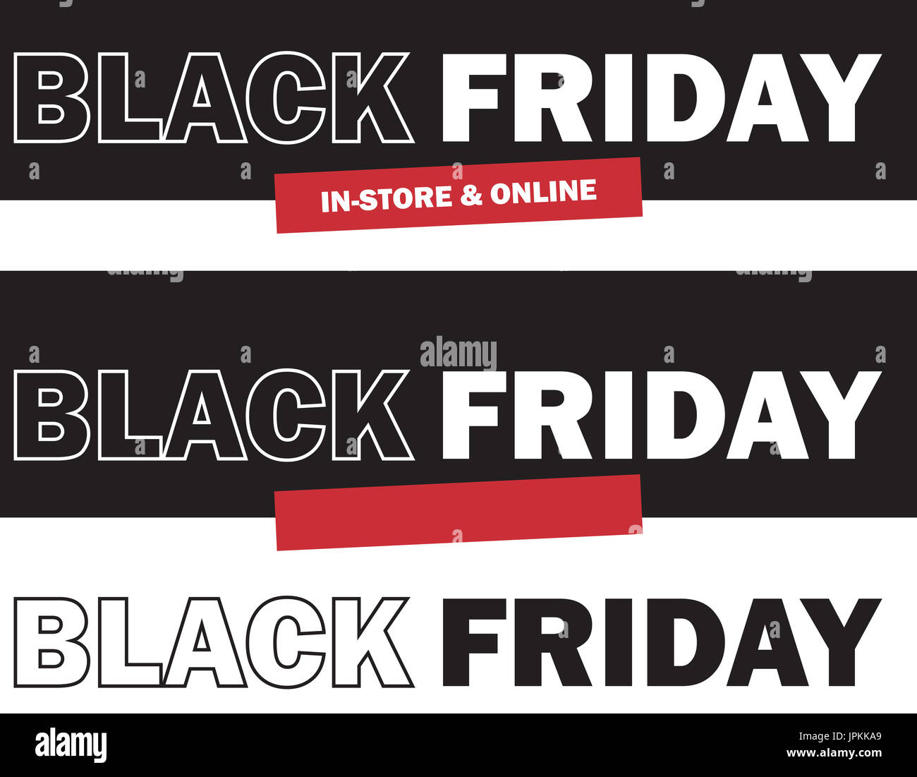 Black Friday Cyber Monday ad banner for web or print Stock Photo Alamy