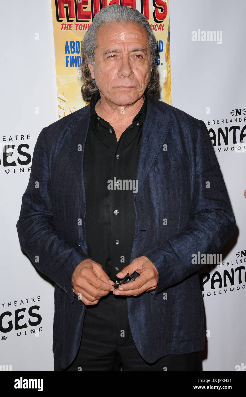 Edward James Olmos at the Los Angeles Opening of 