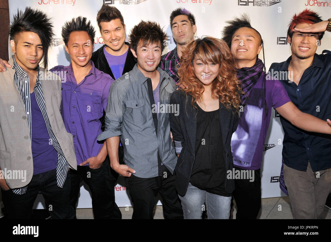 Quest Crew Ryan Conferido Aris Paracuelles Brian Hirano Steve Terada Ryan Feng Lydia Paek Hok Konishi Victor Kim At The Isa International Secret Agents 2010 La Arrivals Held At