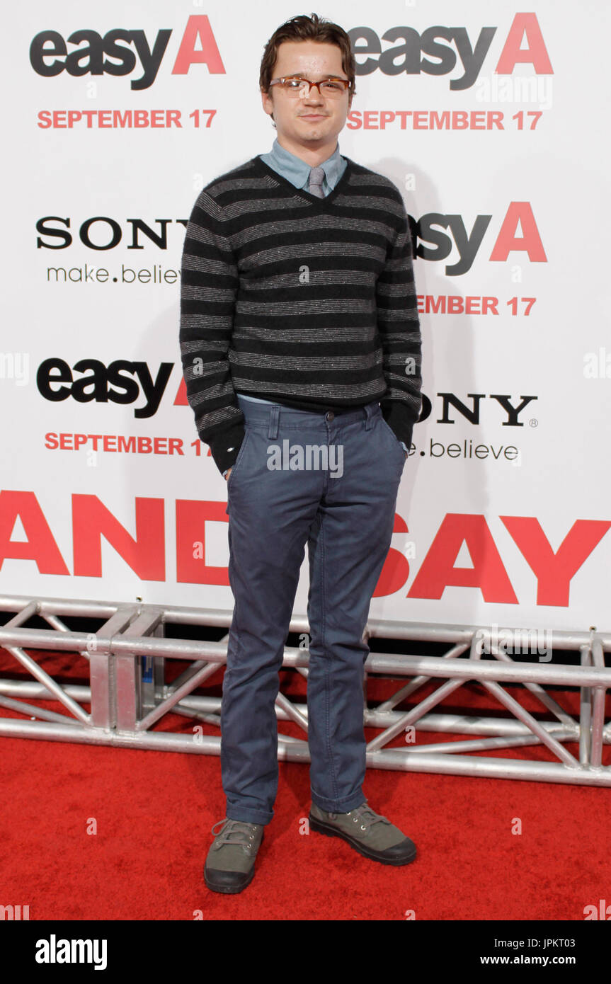 Dan Byrd at the Los Angeles Premiere of &ldquo;Easy A&rdquo; held at the Grauman&rsquo;s
