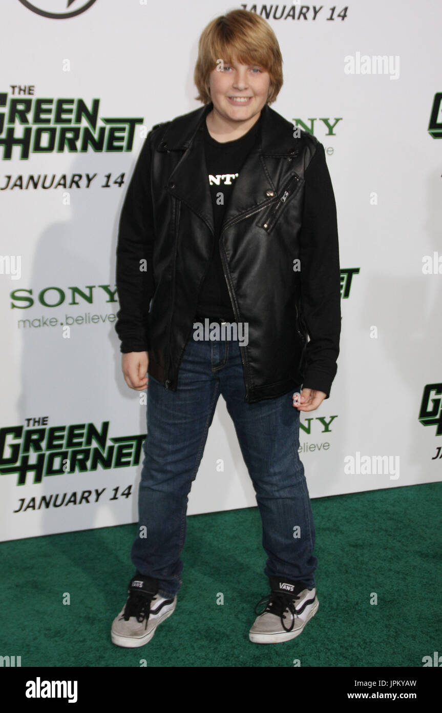 Brecken Palmer at the Los Angeles Premiere of THE GREEN HORNET held at ...