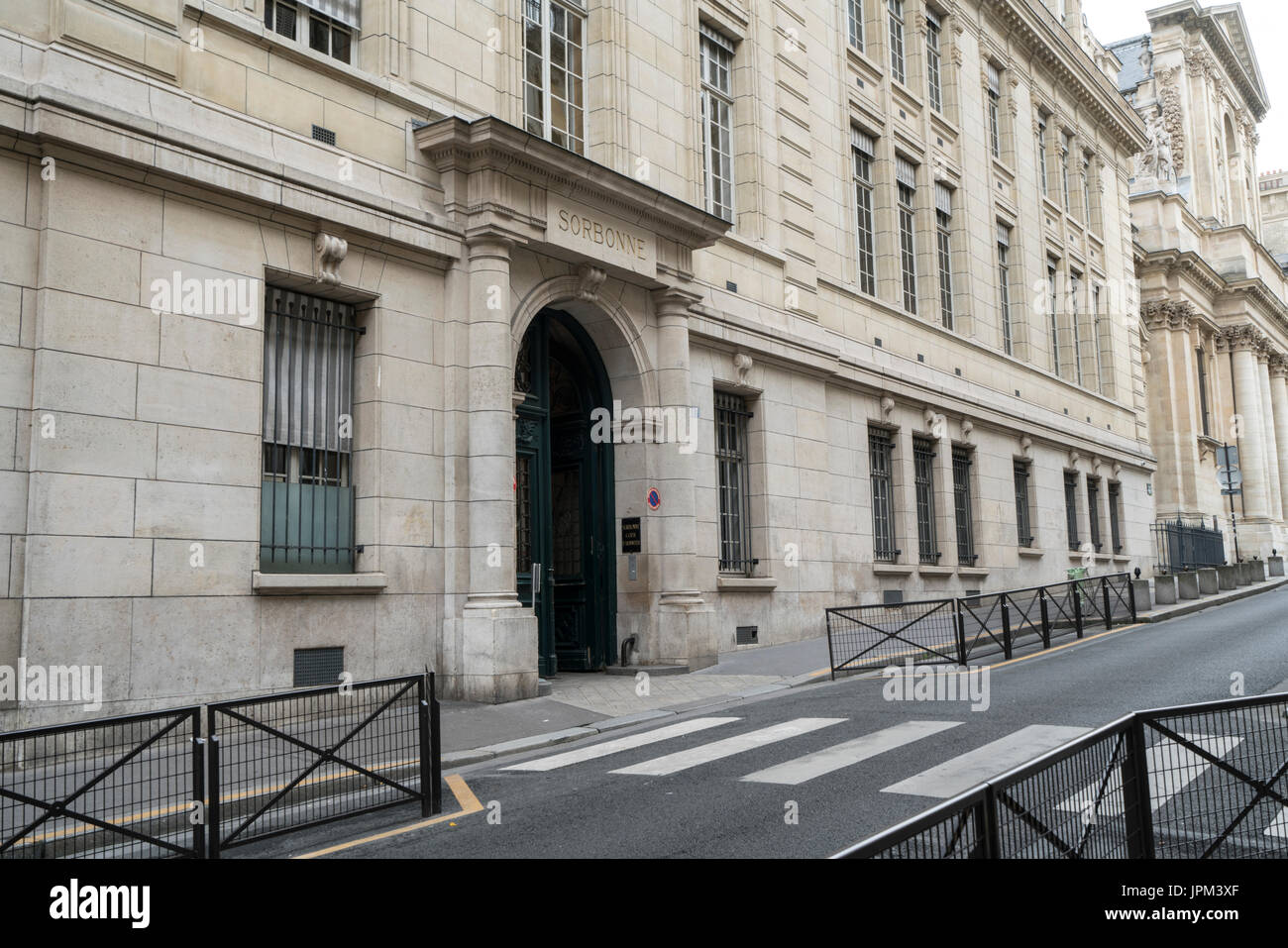 The Sorbonne university in Paris Stock Photo